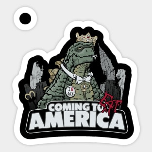 Coming to Eat America Sticker